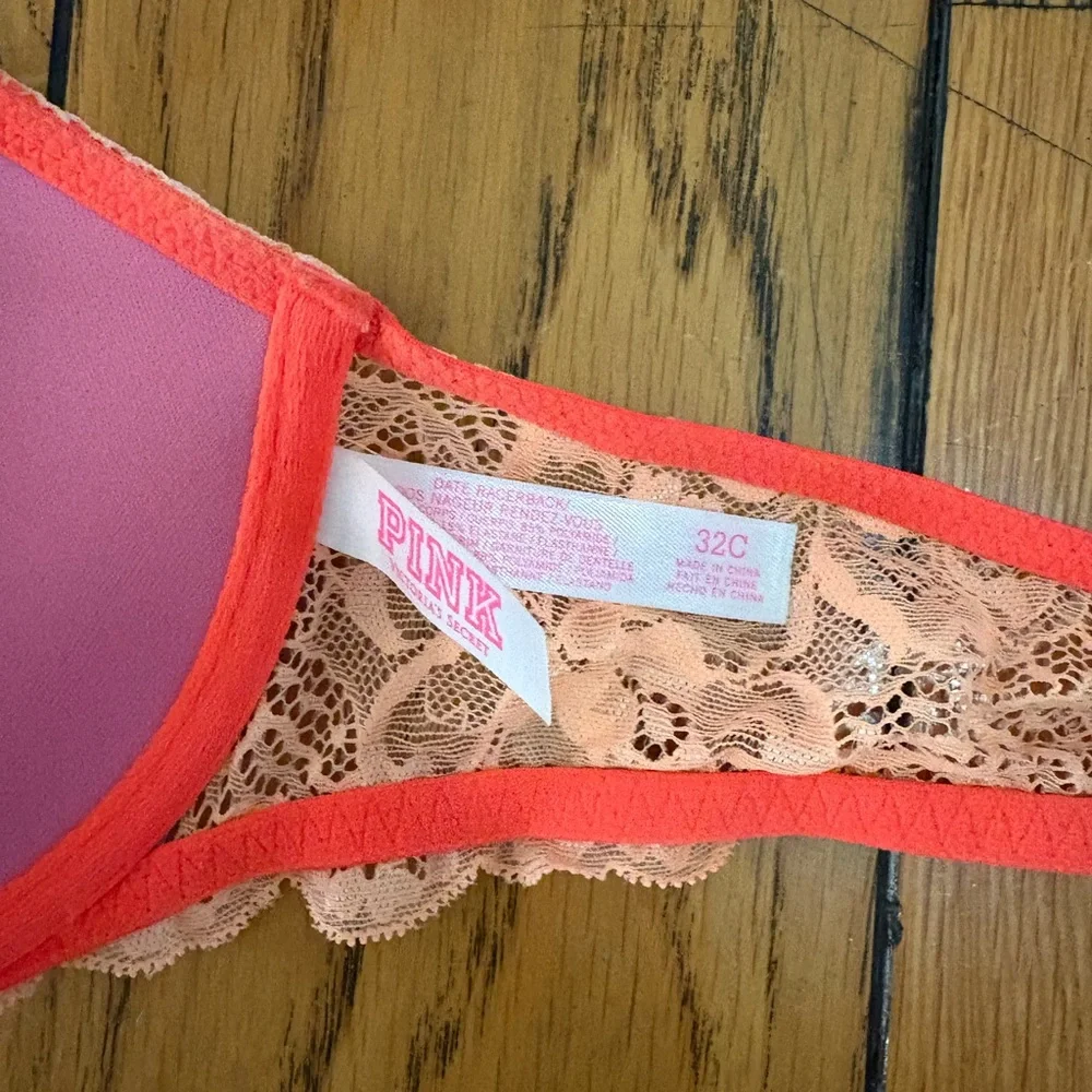 PINK Victoria's Secret date racerback front closure bra - Picture 2 of 2